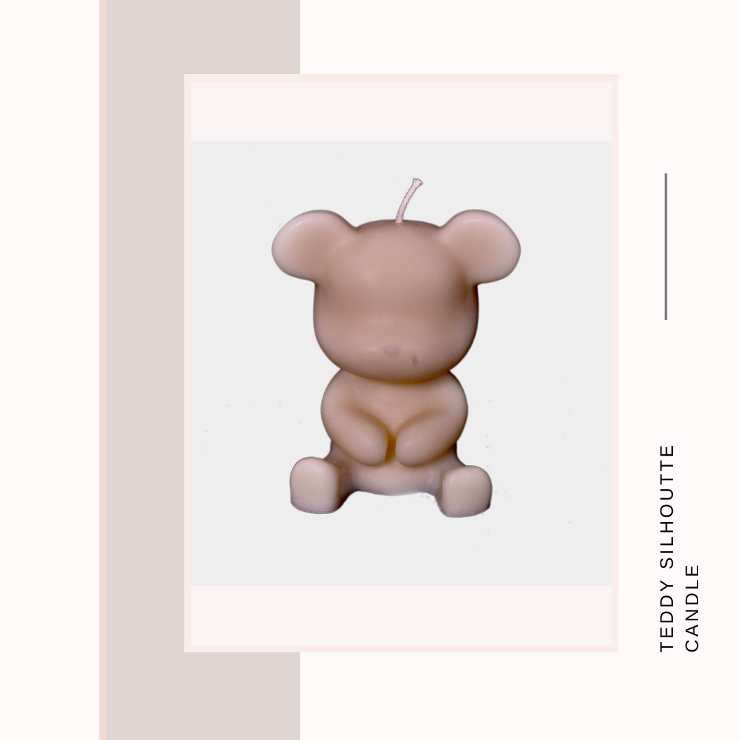 Teddy Silhouette Candle
